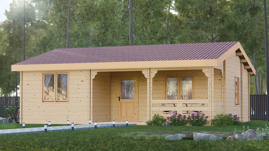 Casa de madera Manitoba